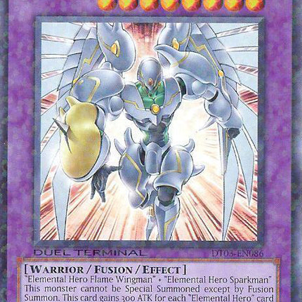 Elemental Hero Shining Flare Wingman [DT03-EN086] Rare