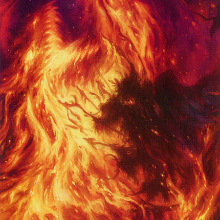 Stoke the Flames Art Card [March of the Machine Art Series]