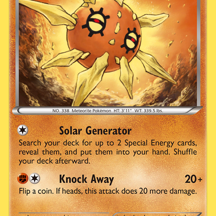 Solrock (83/160) [XY: Primal Clash]