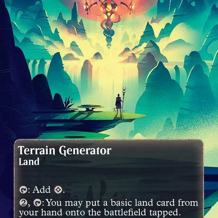 Terrain Generator (0178) (Borderless) (Galaxy Foil) [Edge of Eternities: Stellar Sights]
