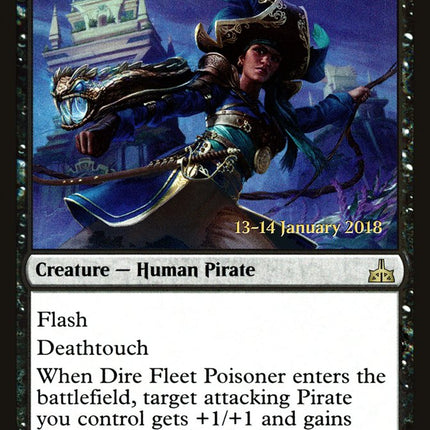 Dire Fleet Poisoner [Rivals of Ixalan Prerelease Promos]