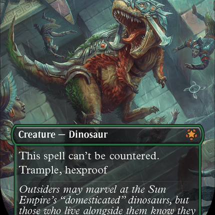 Carnage Tyrant (Borderless) [The Lost Caverns of Ixalan Special Guests]