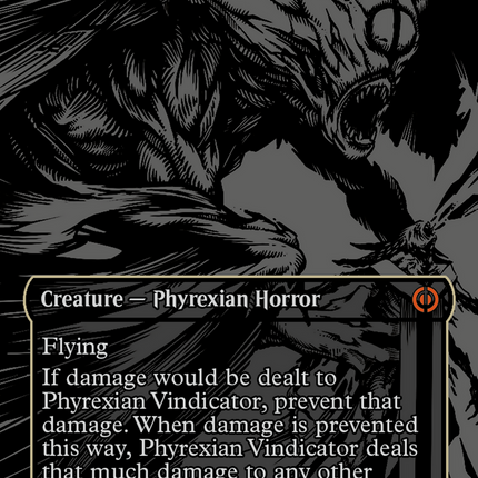 Phyrexian Vindicator (Oil Slick Raised Foil) [Phyrexia: All Will Be One]