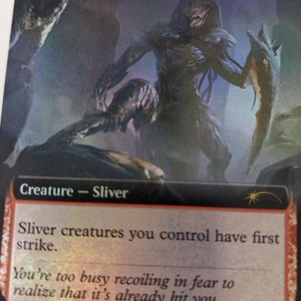 Striking Sliver (Extended Art) [Secret Lair Drop Series]