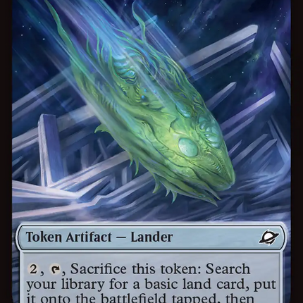 Robot // Lander (0008) Double-Sided Token [Edge of Eternities Tokens]