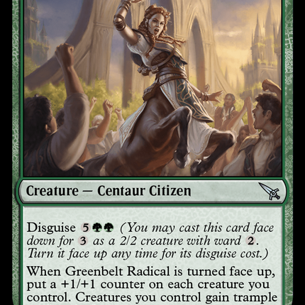 Greenbelt Radical [Murders at Karlov Manor]