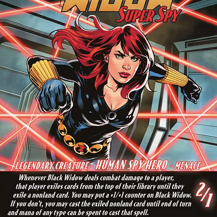 Black Widow, Super Spy (Borderless) (0393) [Marvel Super Heroes]