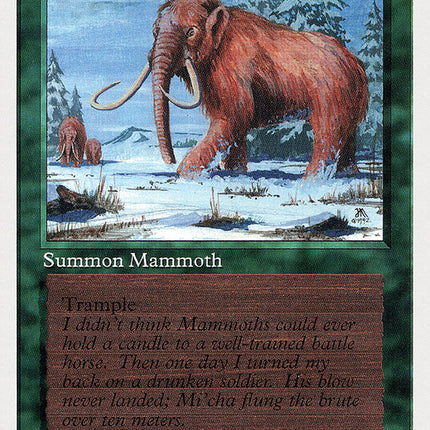 War Mammoth [Summer Magic / Edgar]