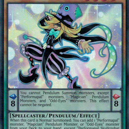 Performapal Skullcrobat Joker [PEVO-EN022] Super Rare