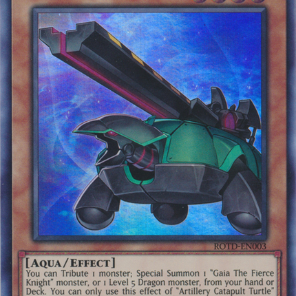 Artillery Catapult Turtle [ROTD-EN003] Ultra Rare