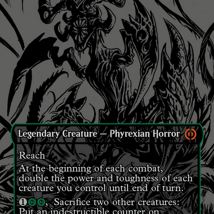 Zopandrel, Hunger Dominus (Oil Slick Raised Foil) [Phyrexia: All Will Be One]