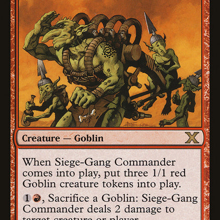 Siege-Gang Commander [Tenth Edition]