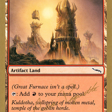 Great Furnace (Aeo Paquette) [World Championship Decks 2004]