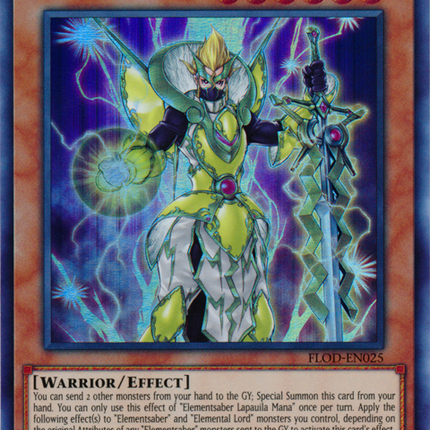 Elementsaber Lapauila Mana [FLOD-EN025] Super Rare