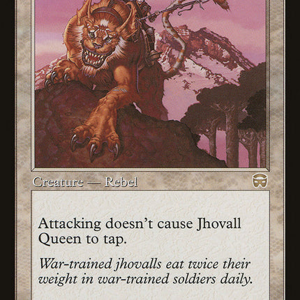 Jhovall Queen [Mercadian Masques]
