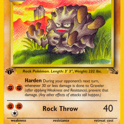 Graveler (37/62) [Fossil 1st Edition]