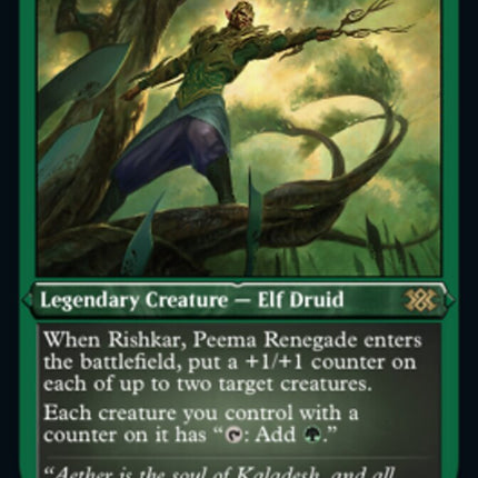 Rishkar, Peema Renegade (Foil Etched) [Double Masters 2022]