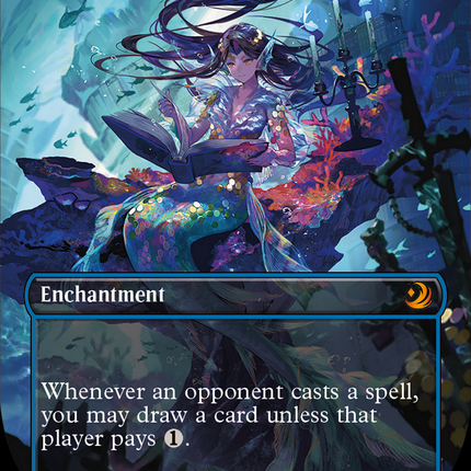 Rhystic Study (Anime Borderless) [Wilds of Eldraine: Enchanting Tales]