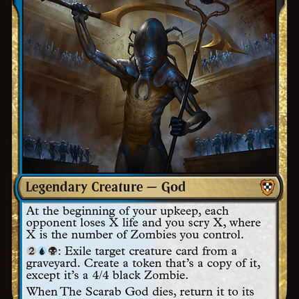 The Scarab God [Aetherdrift Commander]