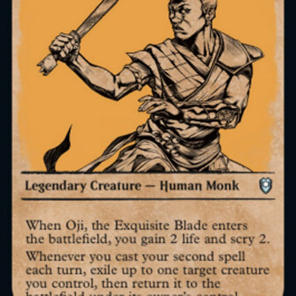 Oji, the Exquisite Blade (Showcase) [Commander Legends: Battle for Baldur's Gate]
