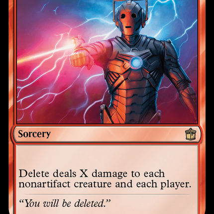 Delete (Surge Foil) [Doctor Who]