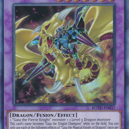 Gaia the Magical Knight of Dragons [ROTD-EN037] Super Rare