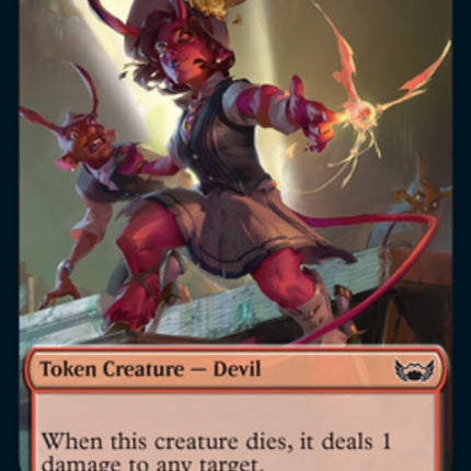 Devil // Spirit Double-Sided Token [Streets of New Capenna Tokens]