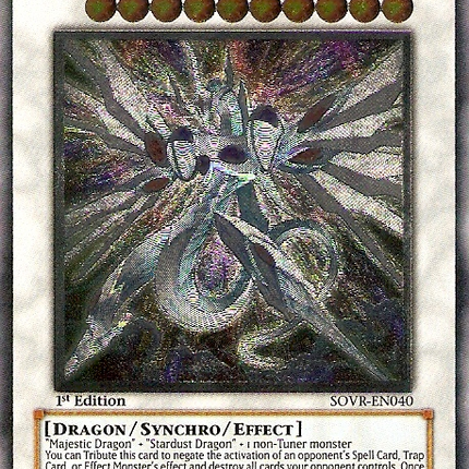 Majestic Star Dragon [SOVR-EN040] Ultimate Rare