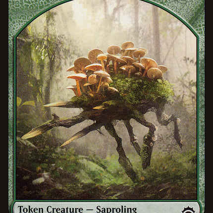 Angel // Saproling Double-Sided Token [Planechase Anthology Tokens]