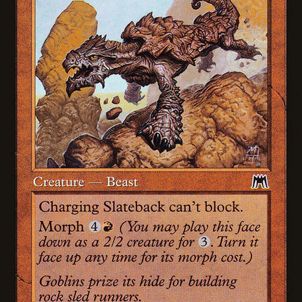 Charging Slateback [Onslaught]