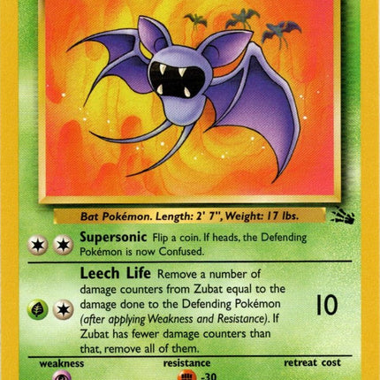 Zubat (57/62) [Fossil Unlimited]