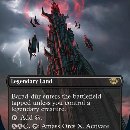 Barad-dur (Borderless Alternate Art) (340) [The Lord of the Rings: Tales of Middle-Earth]