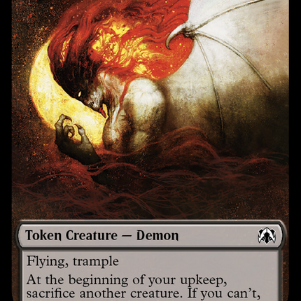 Angel (3) // Demon Double-Sided Token [March of the Machine Commander Tokens]