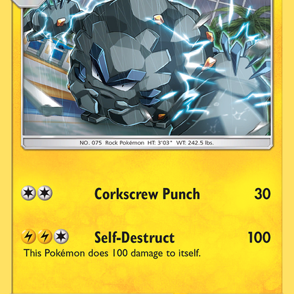 Alolan Graveler (33/111) [Sun & Moon: Crimson Invasion]