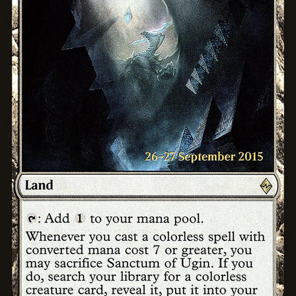 Sanctum of Ugin [Battle for Zendikar Prerelease Promos]