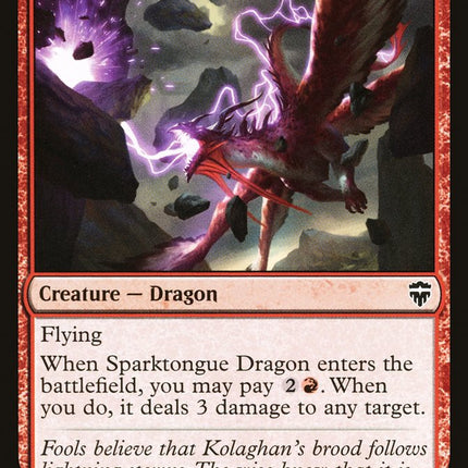 Sparktongue Dragon [Commander Legends]