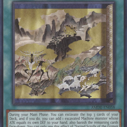 Sacred Scrolls of the Gizmek Legend [AMDE-EN058] Rare