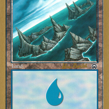 Island (ab338a) (Alex Borteh) [World Championship Decks 2001]