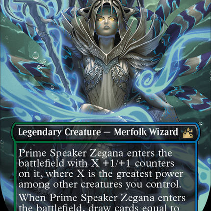Prime Speaker Zegana (Anime Borderless) [Ravnica Remastered]
