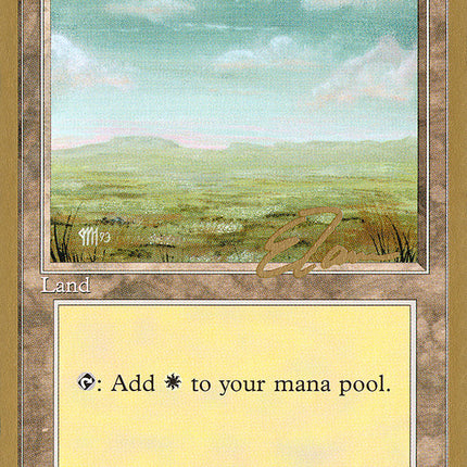 Plains (et364) (Eric Tam) [Pro Tour Collector Set]