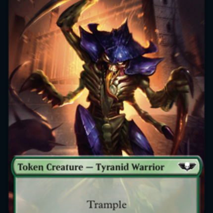 Tyranid (17) // Tyranid Warrior Double-Sided Token [Warhammer 40,000 Tokens]