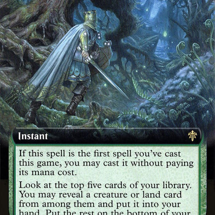 Once Upon a Time (Extended Art) [Throne of Eldraine]