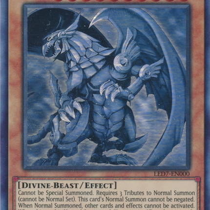 The Winged Dragon of Ra (Ghost Rare) [LED7-EN000] Ghost Rare