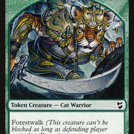 Cat Warrior Token [Commander 2018 Tokens]