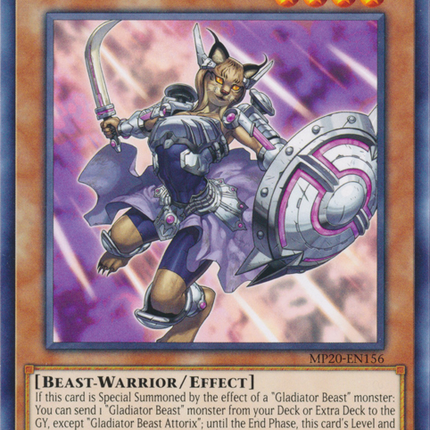 Gladiator Beast Attorix [MP20-EN156] Common