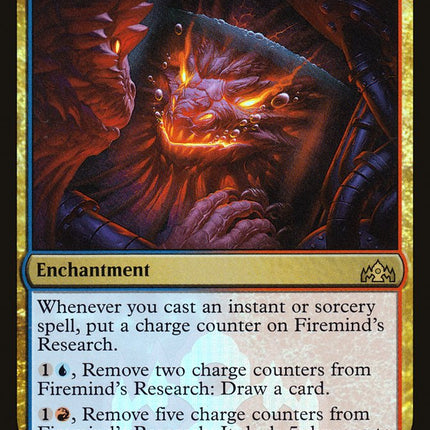 Firemind's Research (Draft Weekend) [Guilds of Ravnica Promos]
