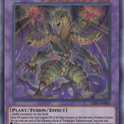Predaplant Triphyoverutum [LED5-EN045] Super Rare