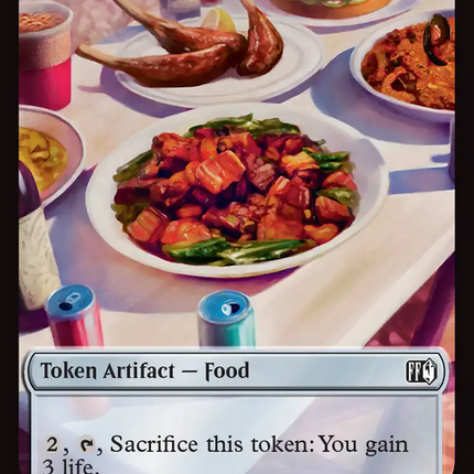 Hero (0004) // Food Double-Sided Token [FINAL FANTASY Tokens]