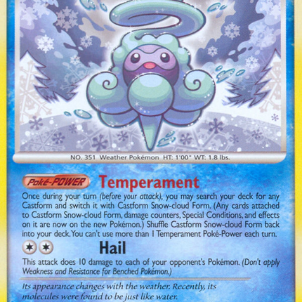 Castform Snow-cloud Form (50/146) [Diamond & Pearl: Legends Awakened]