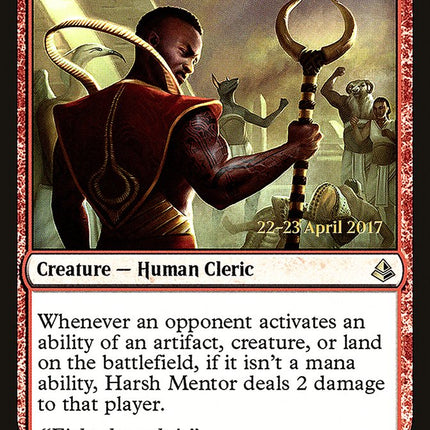 Harsh Mentor [Amonkhet Prerelease Promos]